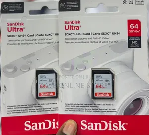 Sandisk Ultra 64gb SDXC Uhs-I Memory Card -