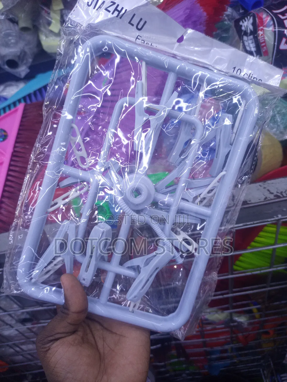 Laundry Drying Rack With Clips,