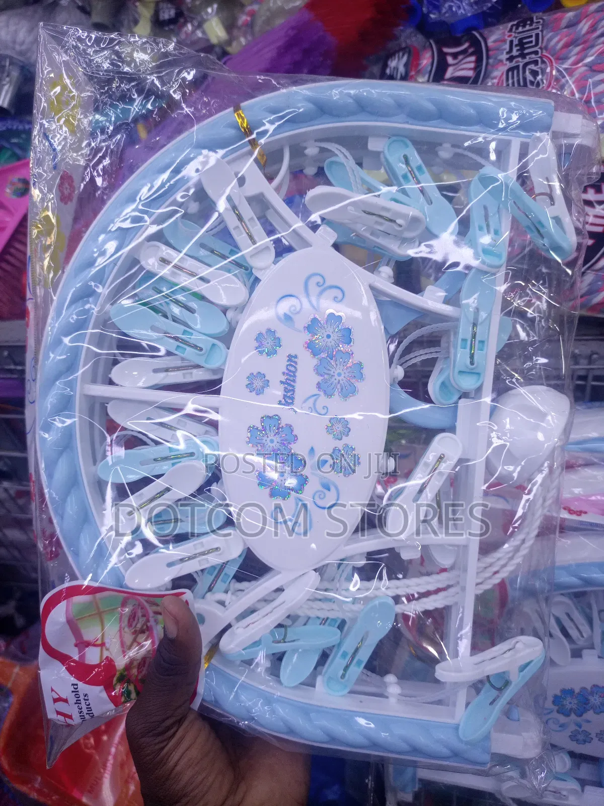 Laundry Drying Rack With Clips,