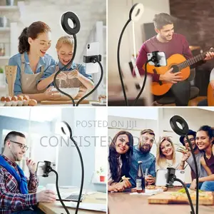 Selfie Ring Light With Adjustable Phone Holder