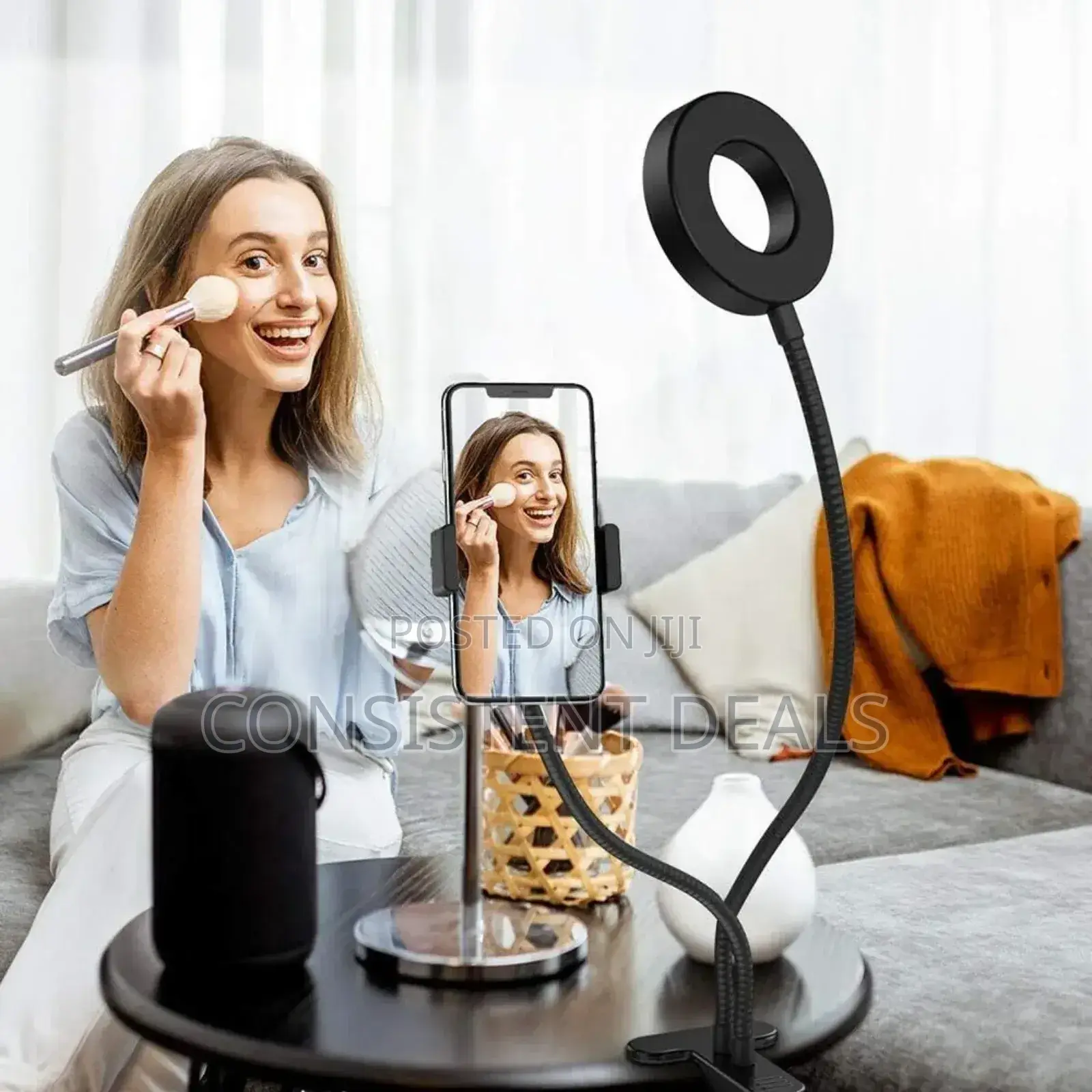 Selfie Ring Light With Adjustable Phone Holder