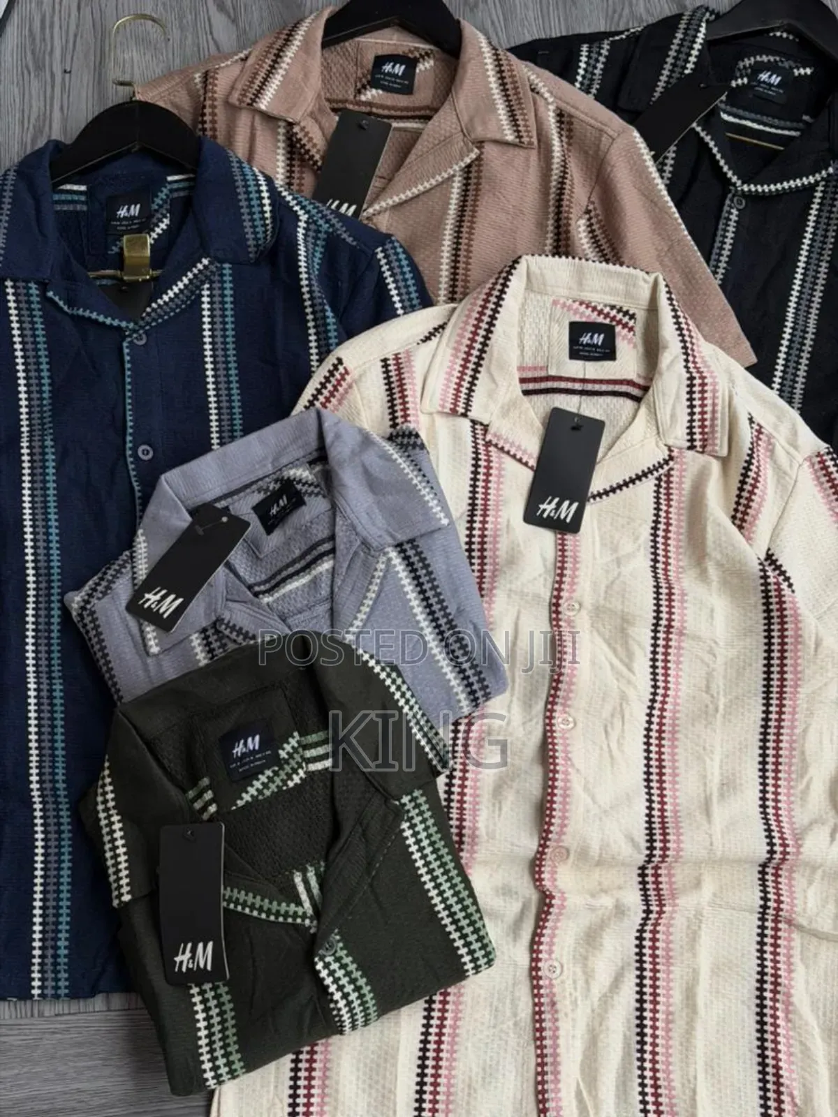 Zara Men's Collared Short-Sleeve Button-Up Shirts
