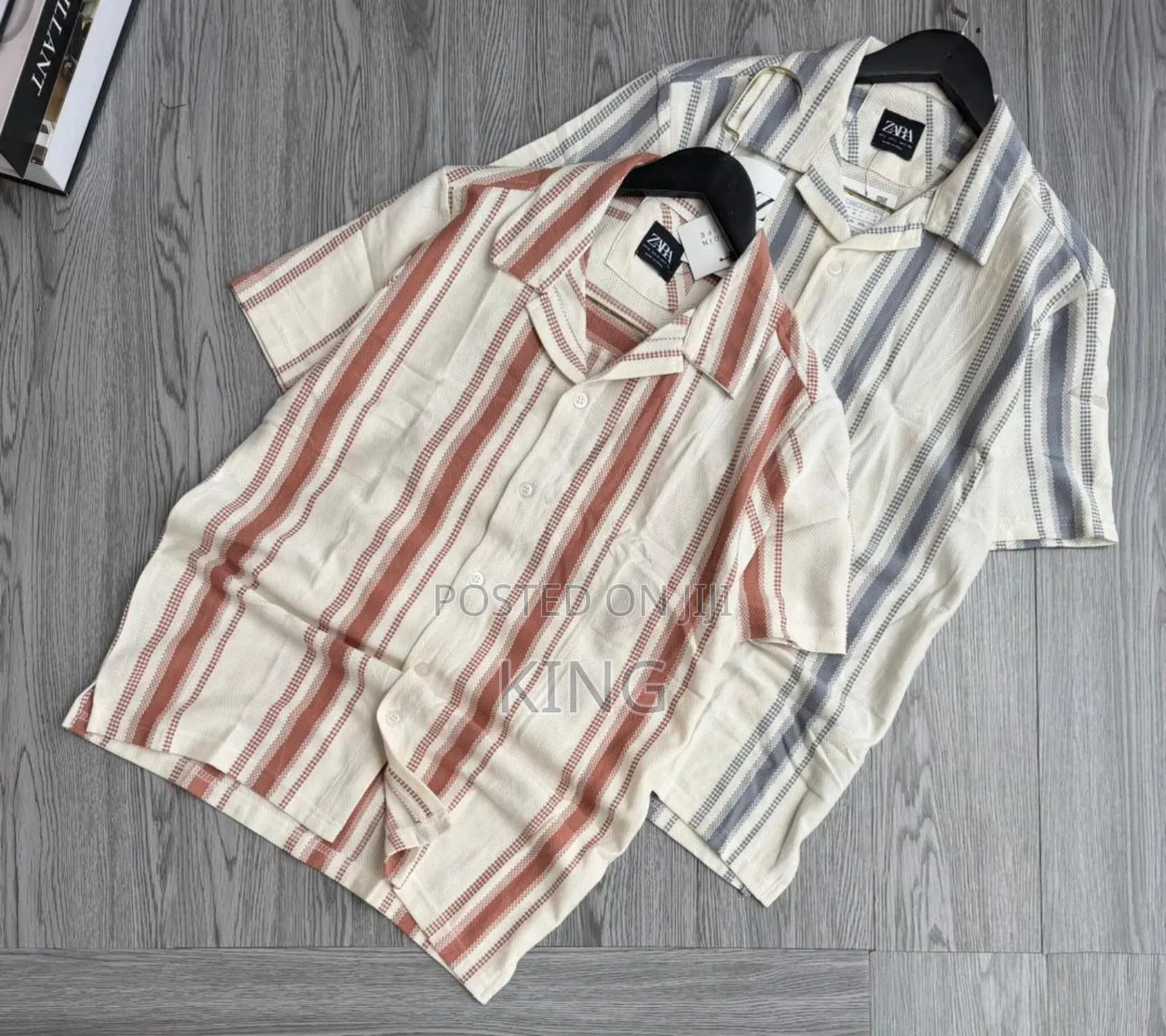 Zara Men's Collared Short-Sleeve Button-Up Shirts