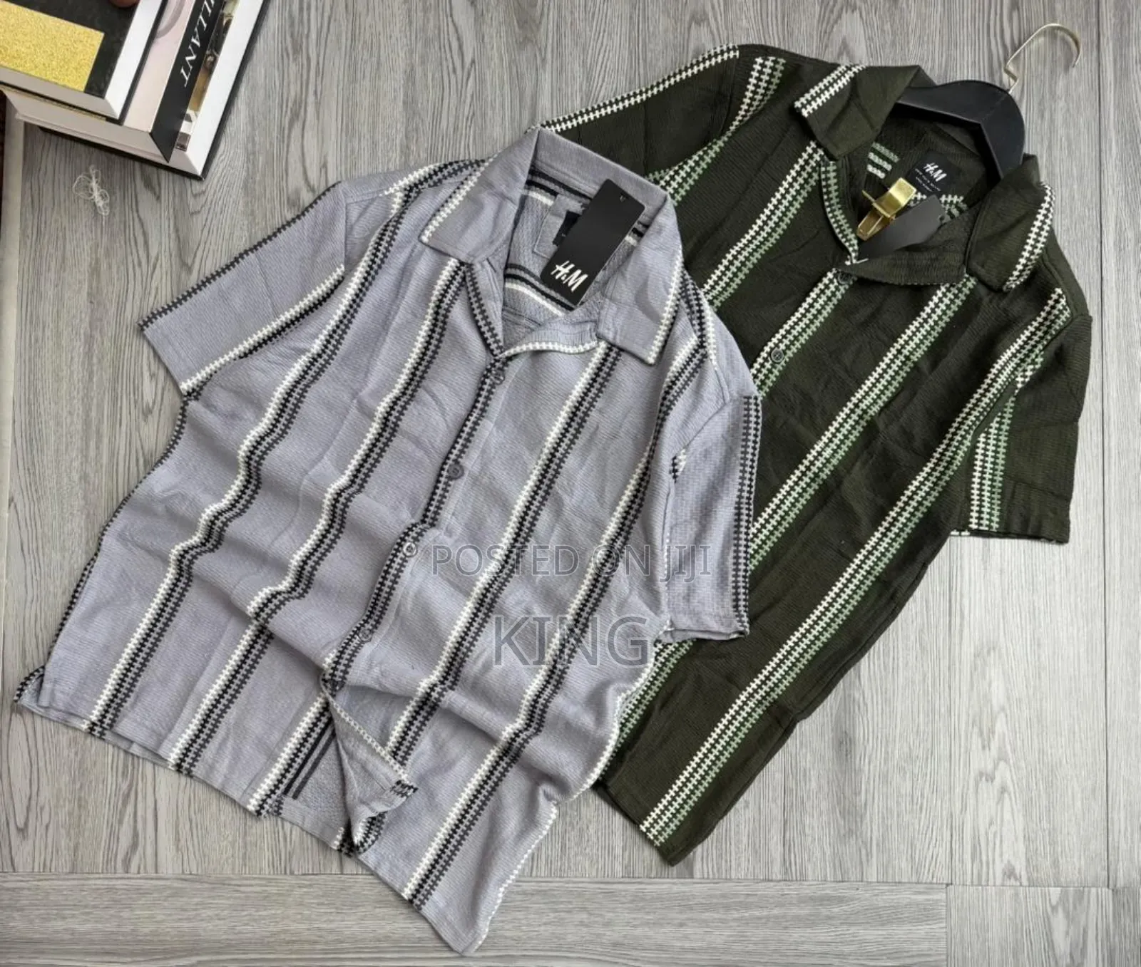Zara Men's Collared Short-Sleeve Button-Up Shirts