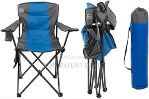 Portable Folding Camping Chair With Cup Holder and Side Storge