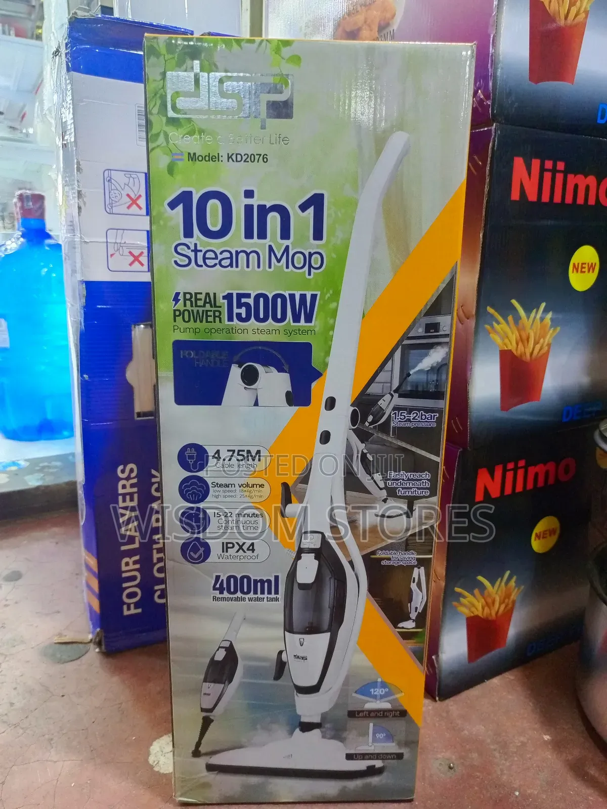 DSP Kd2076 10-in-1 Steam Mop