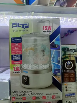 DSP Kw1010 Cordless, Rechargeable Mini Washing Machine