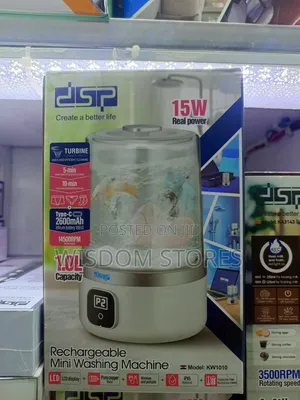 DSP Kw1010 Cordless, Rechargeable Mini Washing Machine