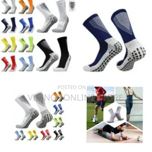 Grip Crew Compression Anti-slip Sport Socks Athletic Socks Non-slip