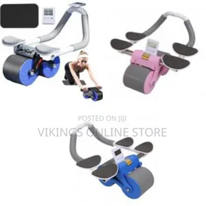 Automatic Rebound Abdominal Wheel With Timer, Adjustable Ab Roller