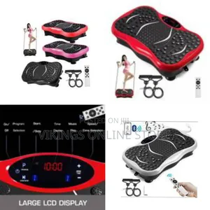 LCD 4d Vibration Platform Plate Whole Body Massager Machine