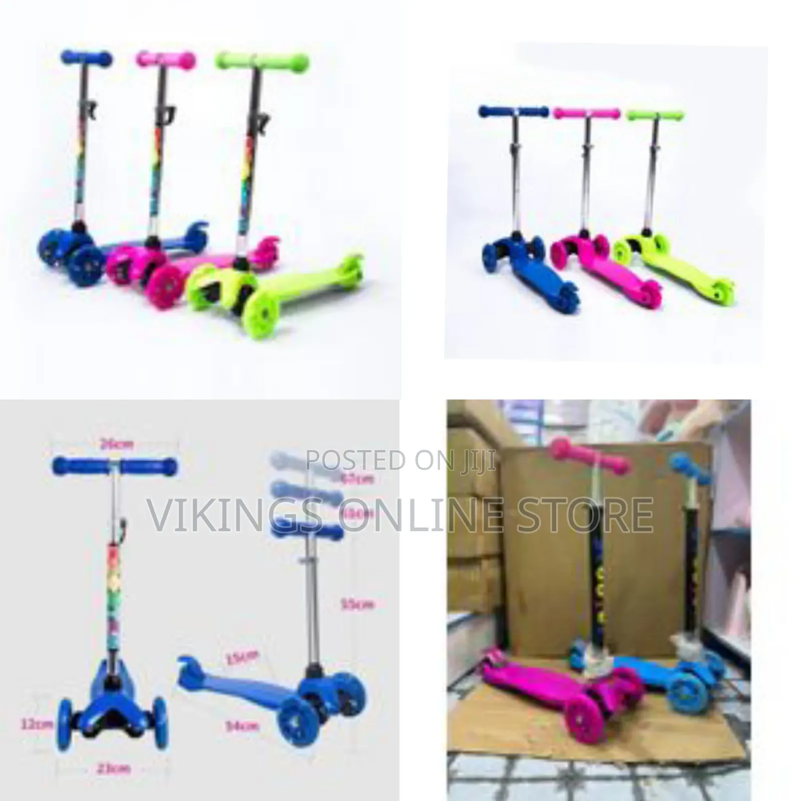 Mini Kick Runner Scooter for Kids 4 Wheels Plastic Skate Scooter