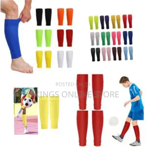 1 Pair of Hockey Rugby Football Socks Soccer Leg Brace Calf Sleeves