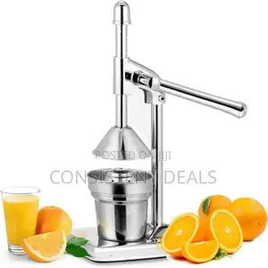 Extractor Extractor Manual Orange Stainless Steel Chrome Citrus Press