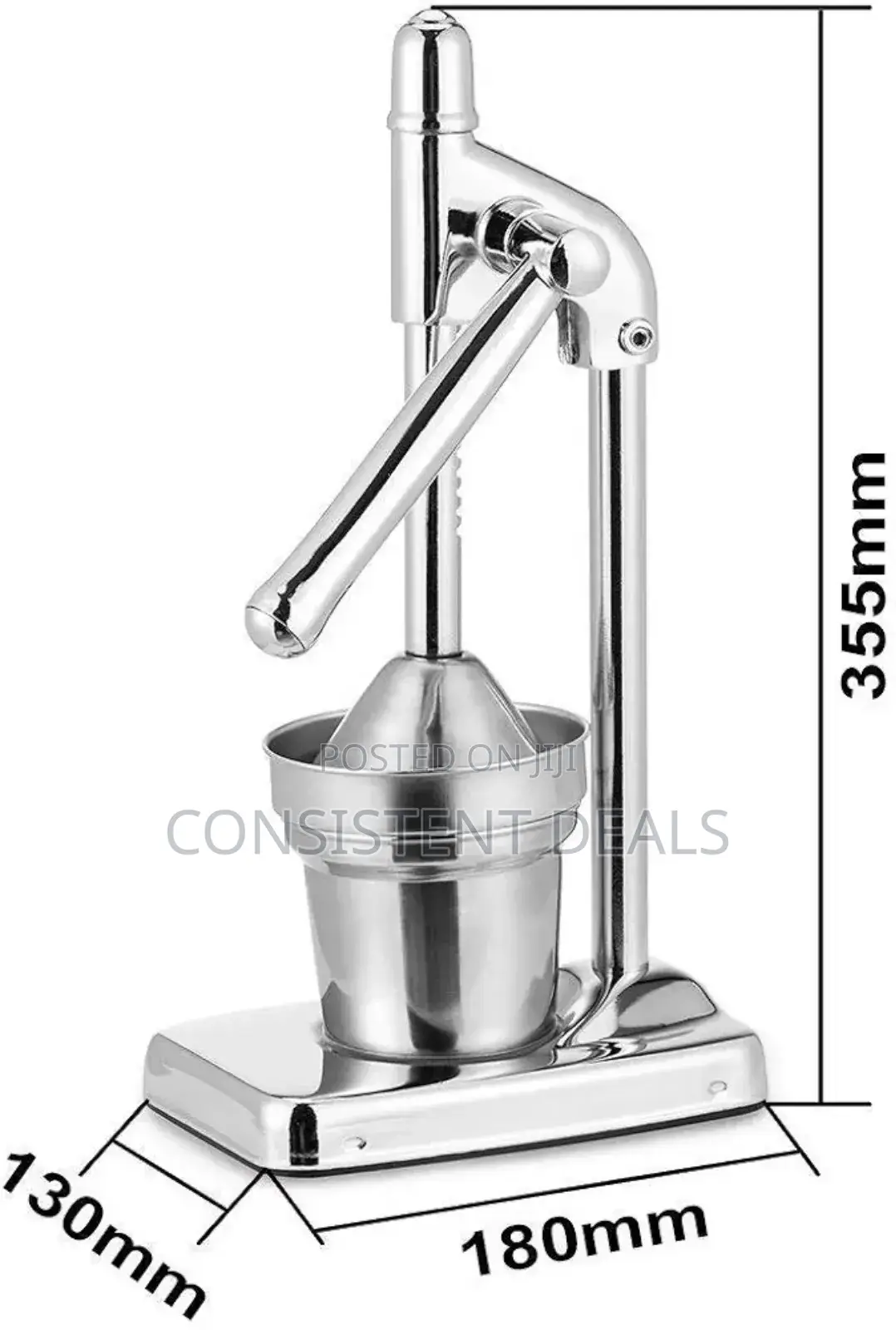 Extractor Extractor Manual Orange Stainless Steel Chrome Citrus Press