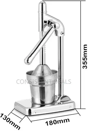 Extractor Extractor Manual Orange Stainless Steel Chrome Citrus Press