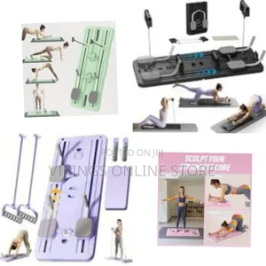 5 In1 Multi-Functional Foldable Pilates Reformer Board With Ab Roller