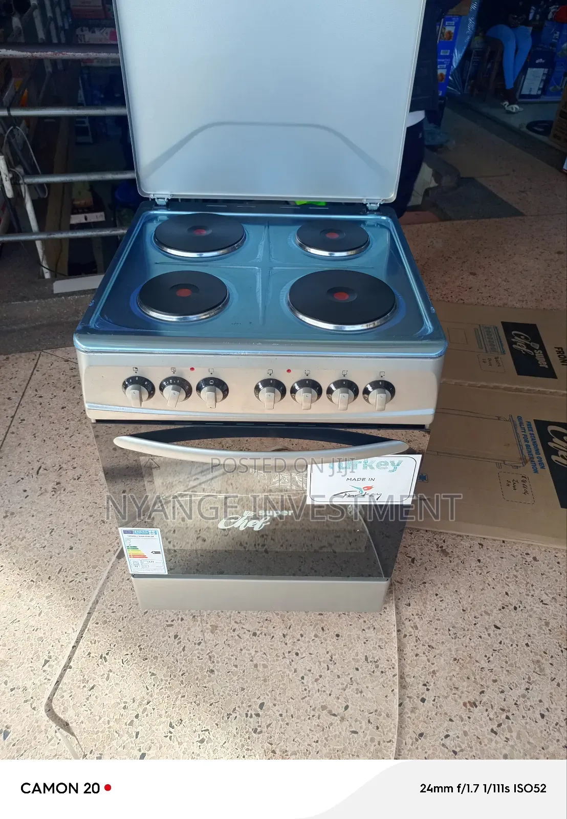 Electric Cooker and Burner 60by60 .