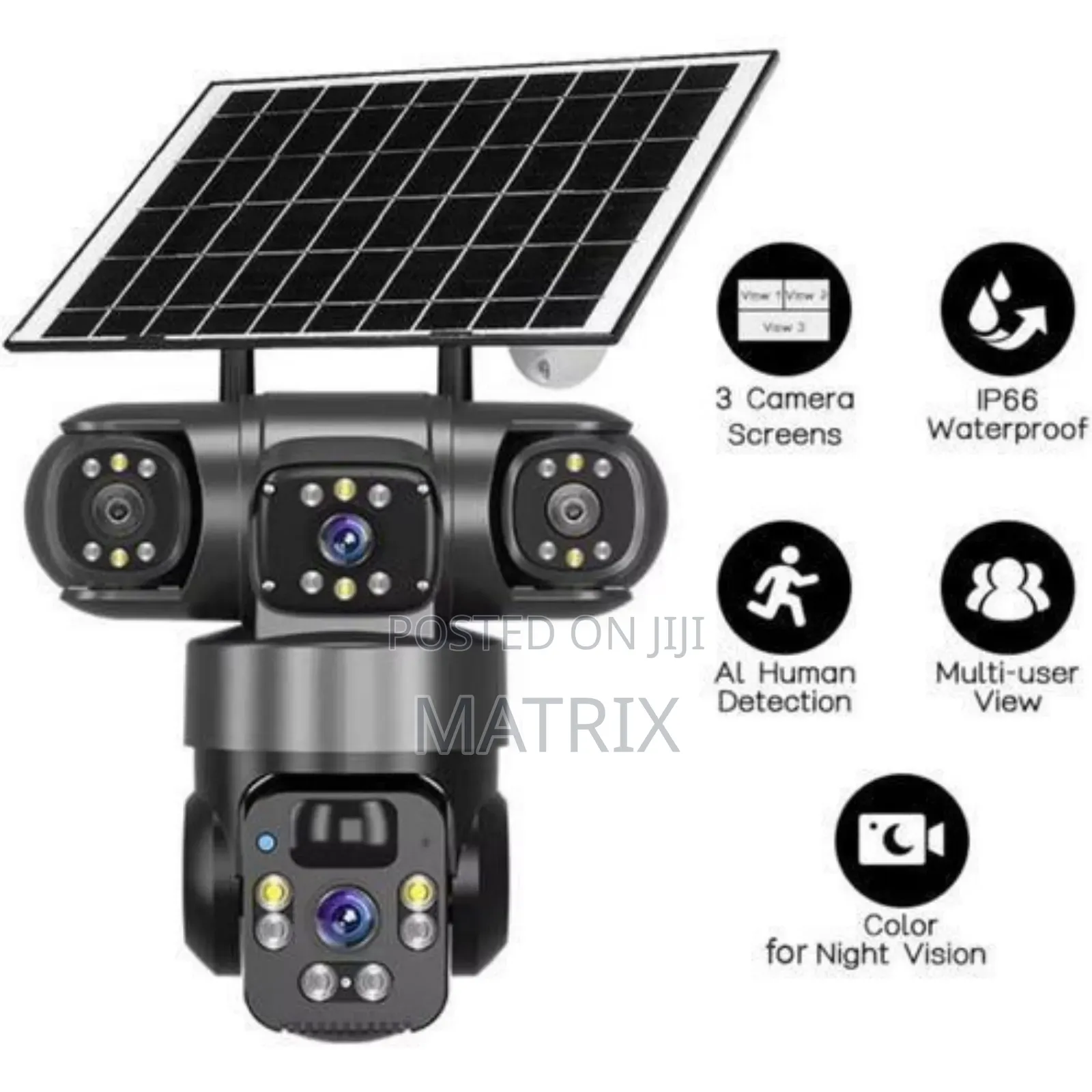Geek Space Smart Net Camera, a Solar-Powered Outdoor Security Camera