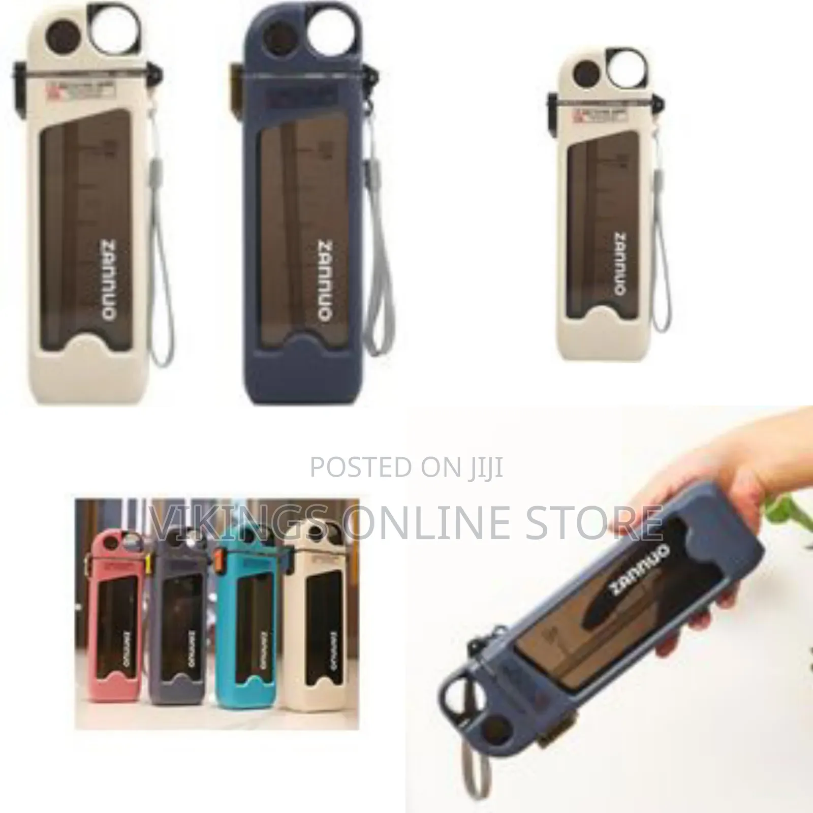 350ml Double Layer Square Plastic Water Bottle With Straw Bpa Free