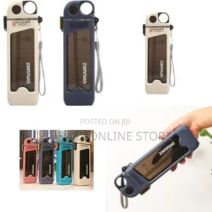 350ml Double Layer Square Plastic Water Bottle With Straw Bpa Free