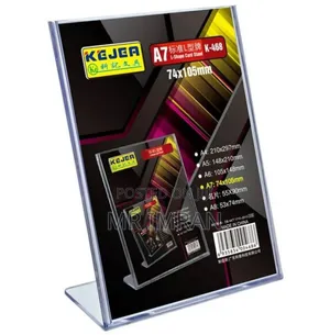 L-shaped Card Stand Designed For A7 Size