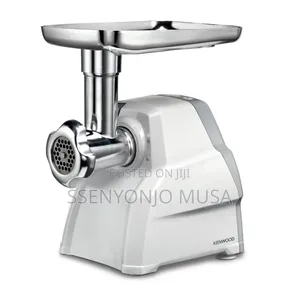 Kenwood Meat Grinder Mincer Mgp40 2100w –Sausage Kebbe Maker, Silver