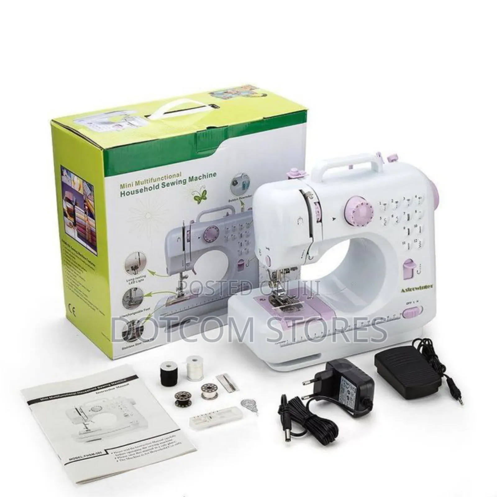 Goel Sm-505a Mini Multifunctional Household Sewing Machine.