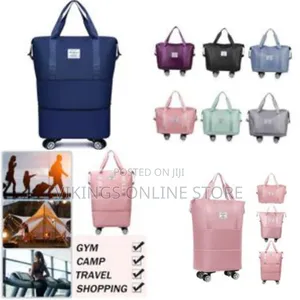 Multi-Functional Expandable Foldable Waterproof Rolling Duffle Bag