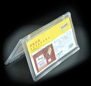 A-shape Card Stand, A Clear Plastic Holder