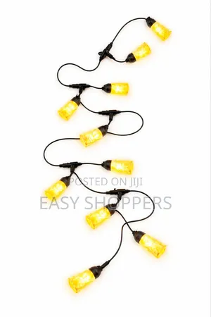 Outdoor String Lights Bulbs Decorative Hanging Lights 5m 10 Bulbs