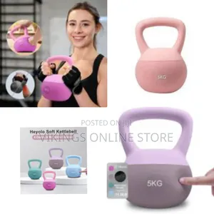 5 KGS Soft Kettlebell Anti Slip Hand Kettle-Bell Weights PVC Strength