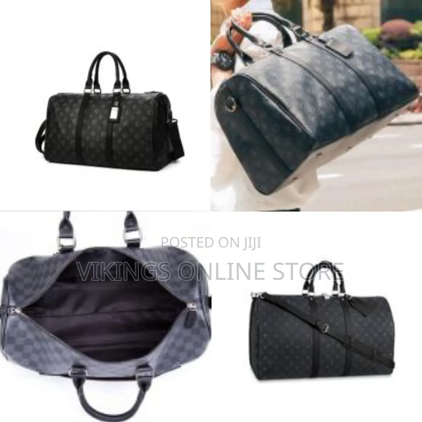 Monogram Eclipse Keepall Bandouliere 55 Travel Duffle Bag Strap