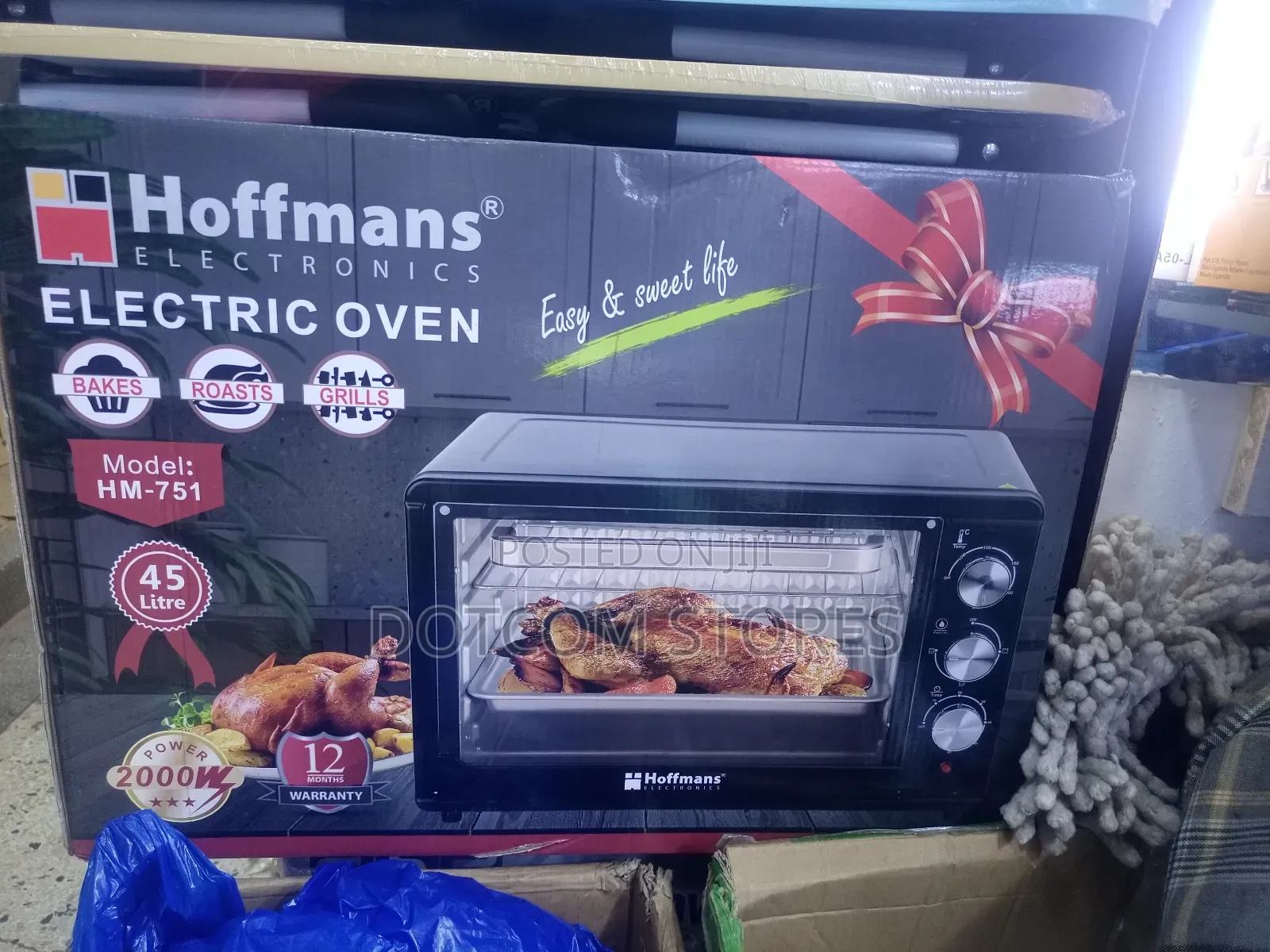 45litres Hoffmans Electronics Electric Oven (Hm-751)