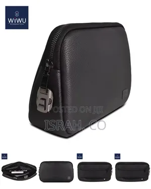 Wiwu Coded Lock Clutch Bag: Anti-Theft, Waterproof, Phone