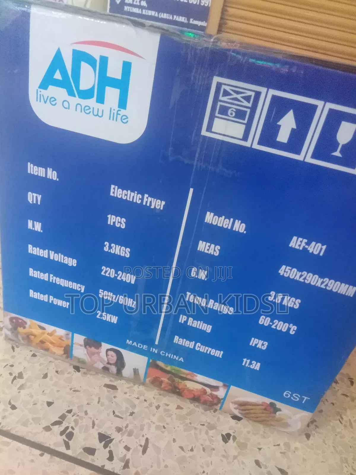 New Adh Deep Fryer / Electric Deep Fryer 6ltrs