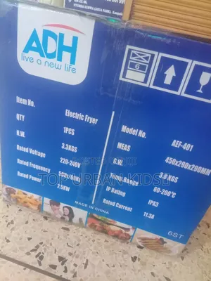 New Adh Deep Fryer / Electric Deep Fryer 6ltrs