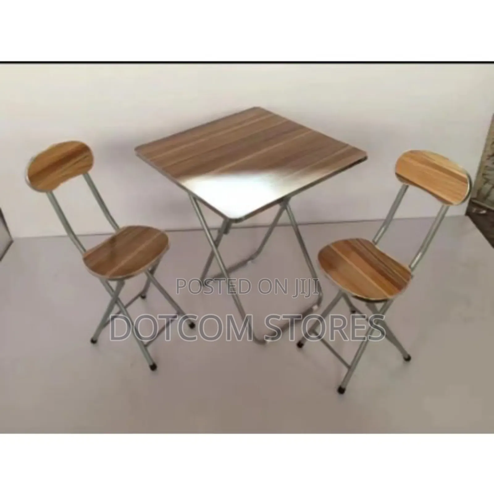 Set of Foldable Wooden Table and Chairs,