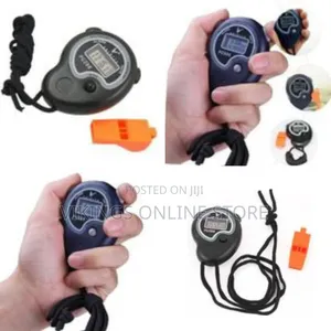 Handheld Electronic Led Lap Split Memory Stopwatch Small Timer
