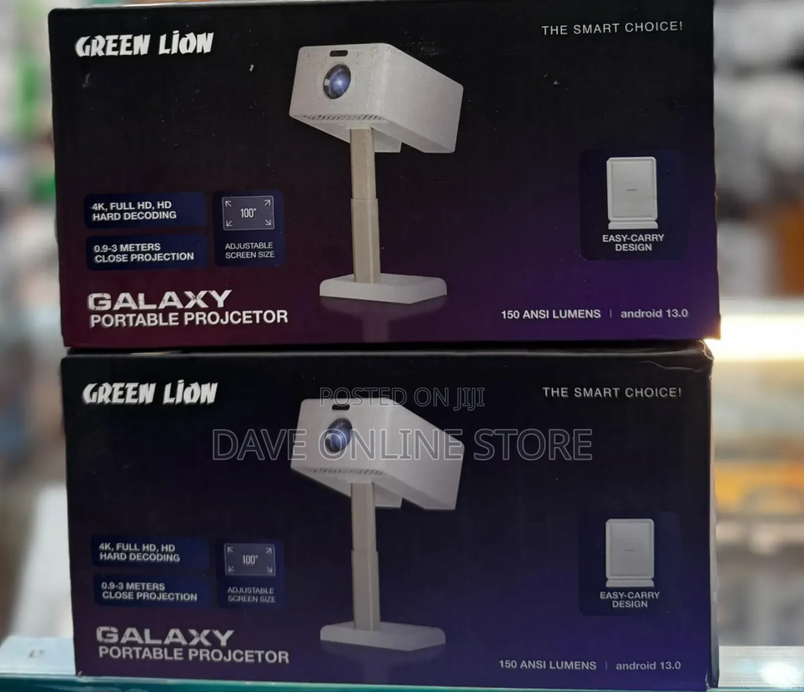 Green Lion Galaxy Portable Projector-