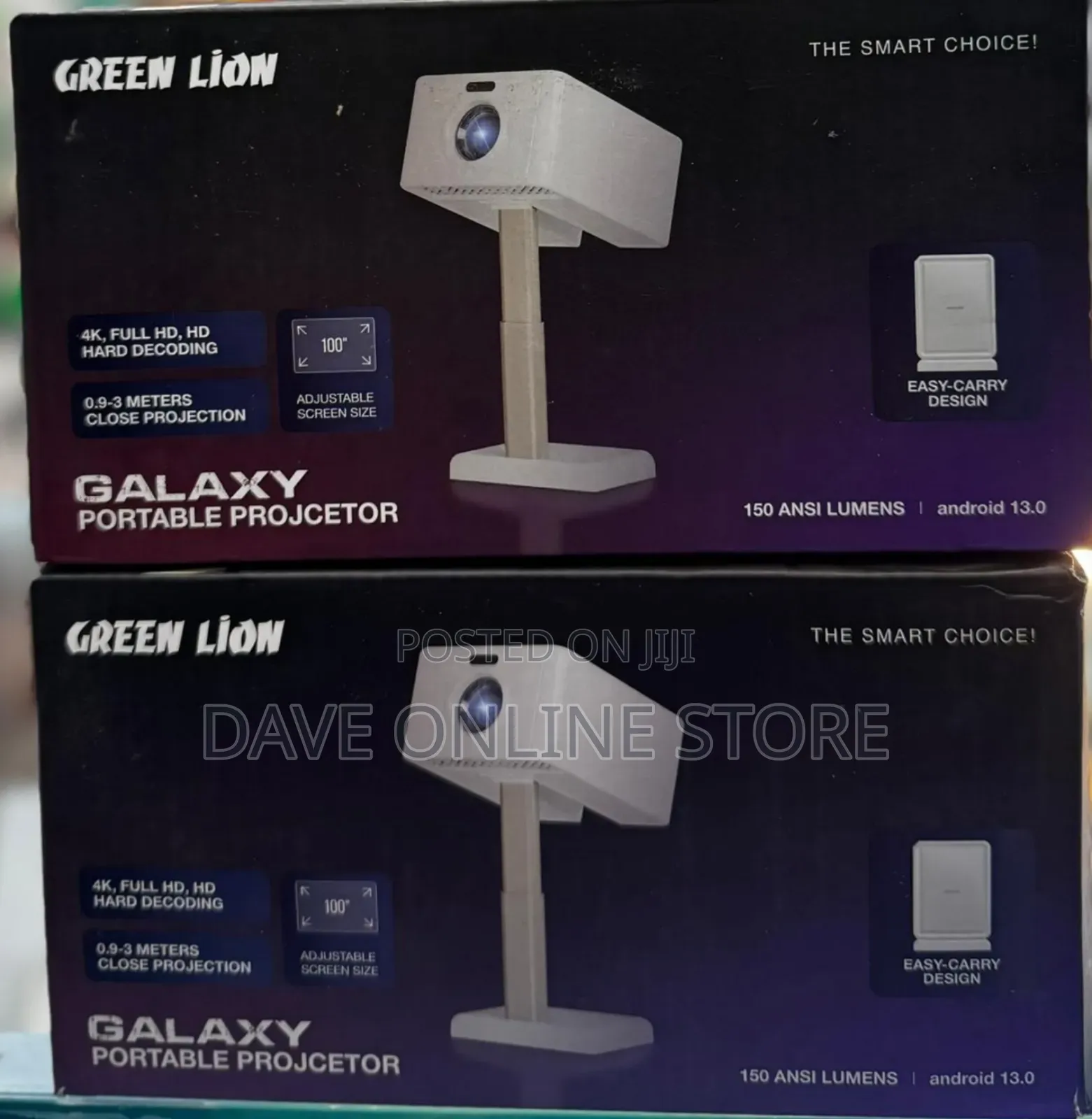 Green Lion Galaxy Portable Projector-