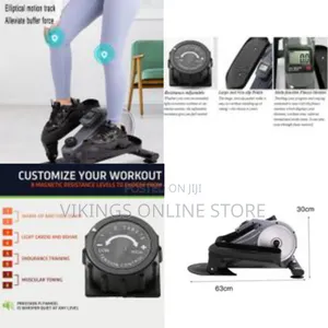 Smart Mini Stepper Foot Pedal Exerciser, Under Desk Magnetic Elliptica