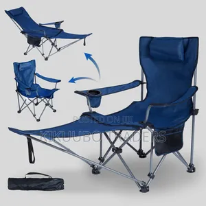 Folding Reclining Camping Chairs Footrest: