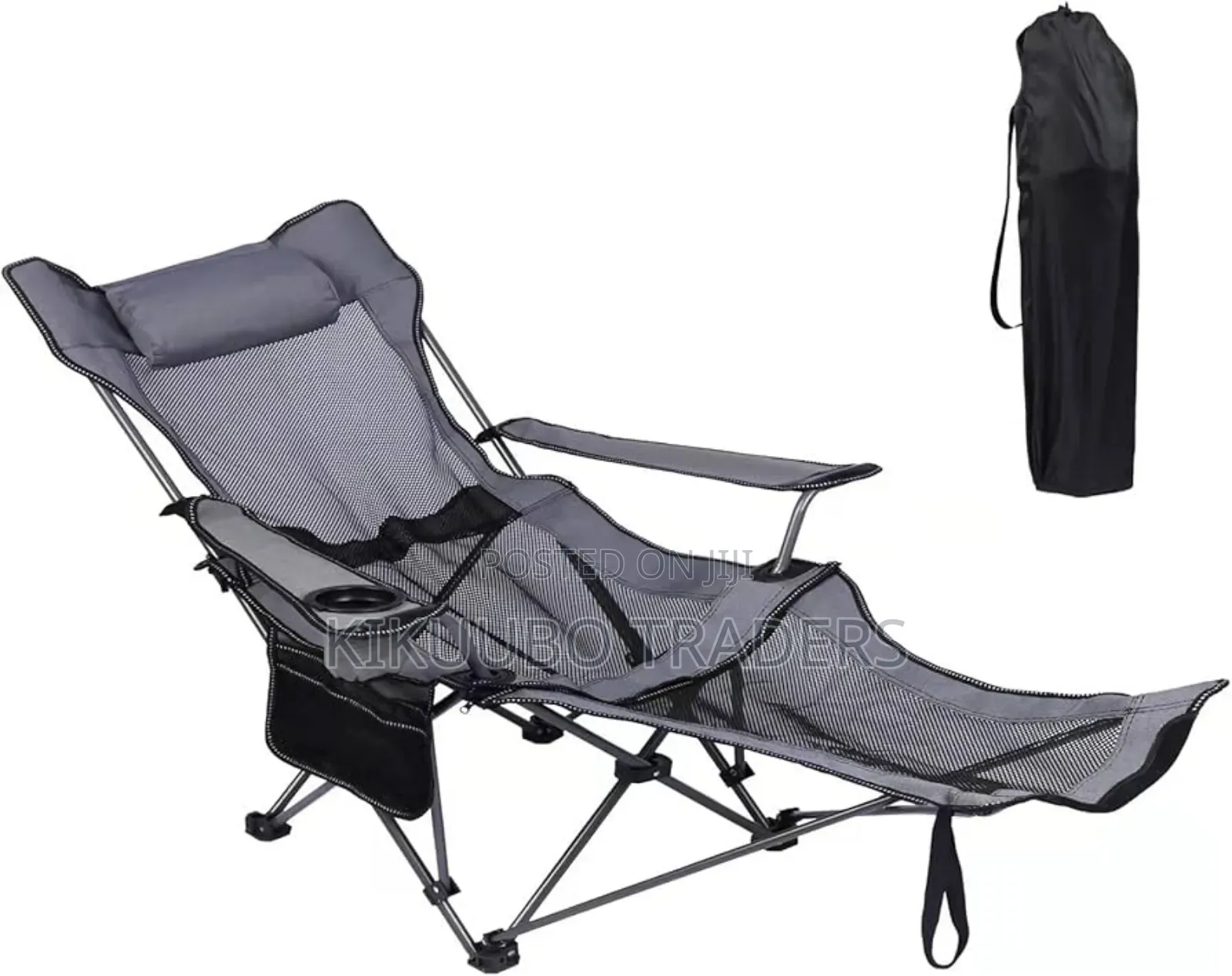 Folding Reclining Camping Chairs Footrest: