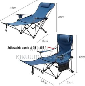 Folding Reclining Camping Chairs Footrest:
