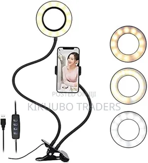 Clip on Light Reading Lights With Cell Phone Holde