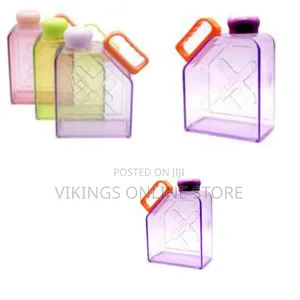 Portable Flat Kettle Fashion Sport Drinking Water Bottle A5 A6