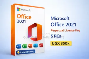 Microsoft Office 2021 – 5 Pc Perpetual License Key | {Windows/Mac}