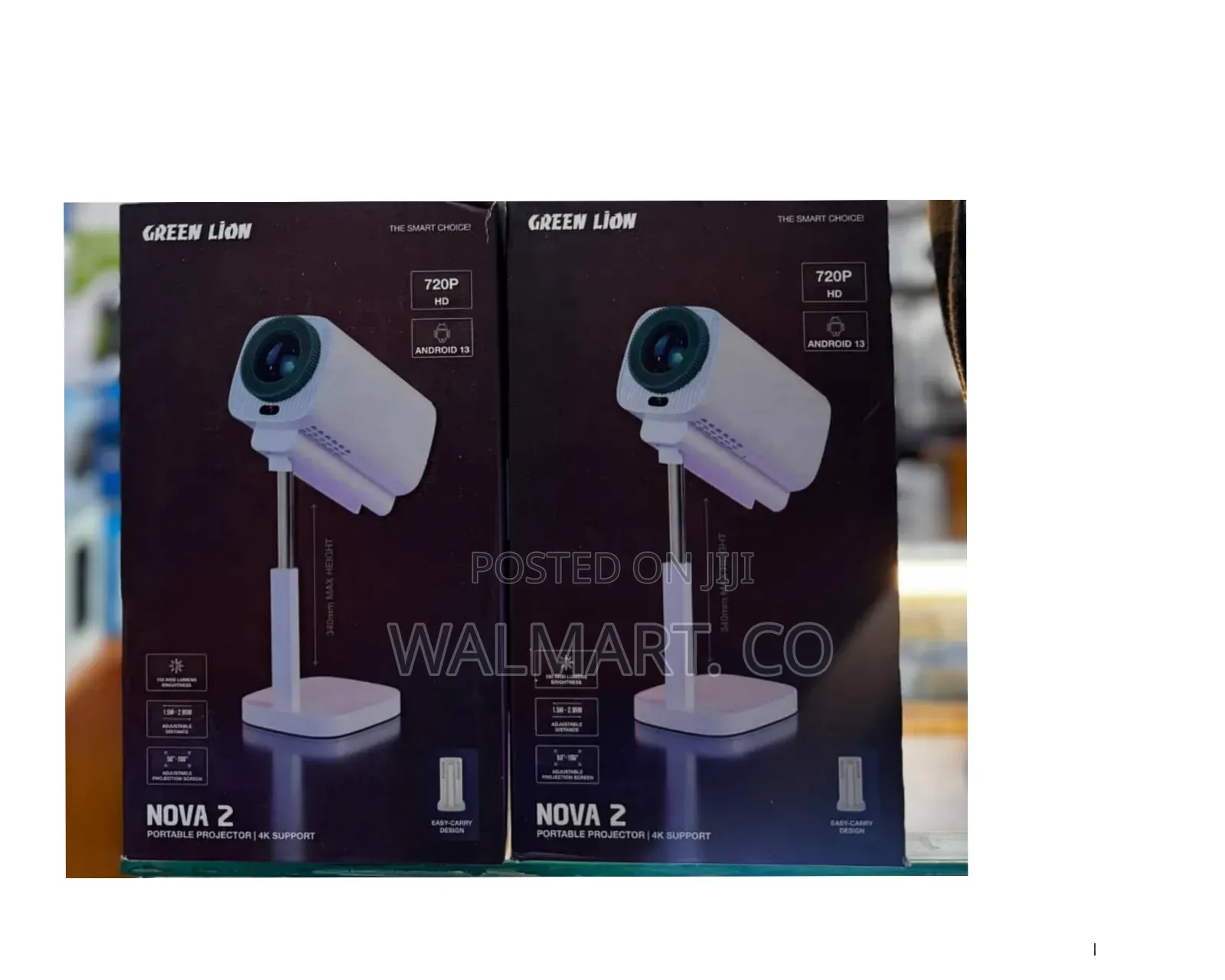 Green Lion Nova 2 Portable Projector With Support