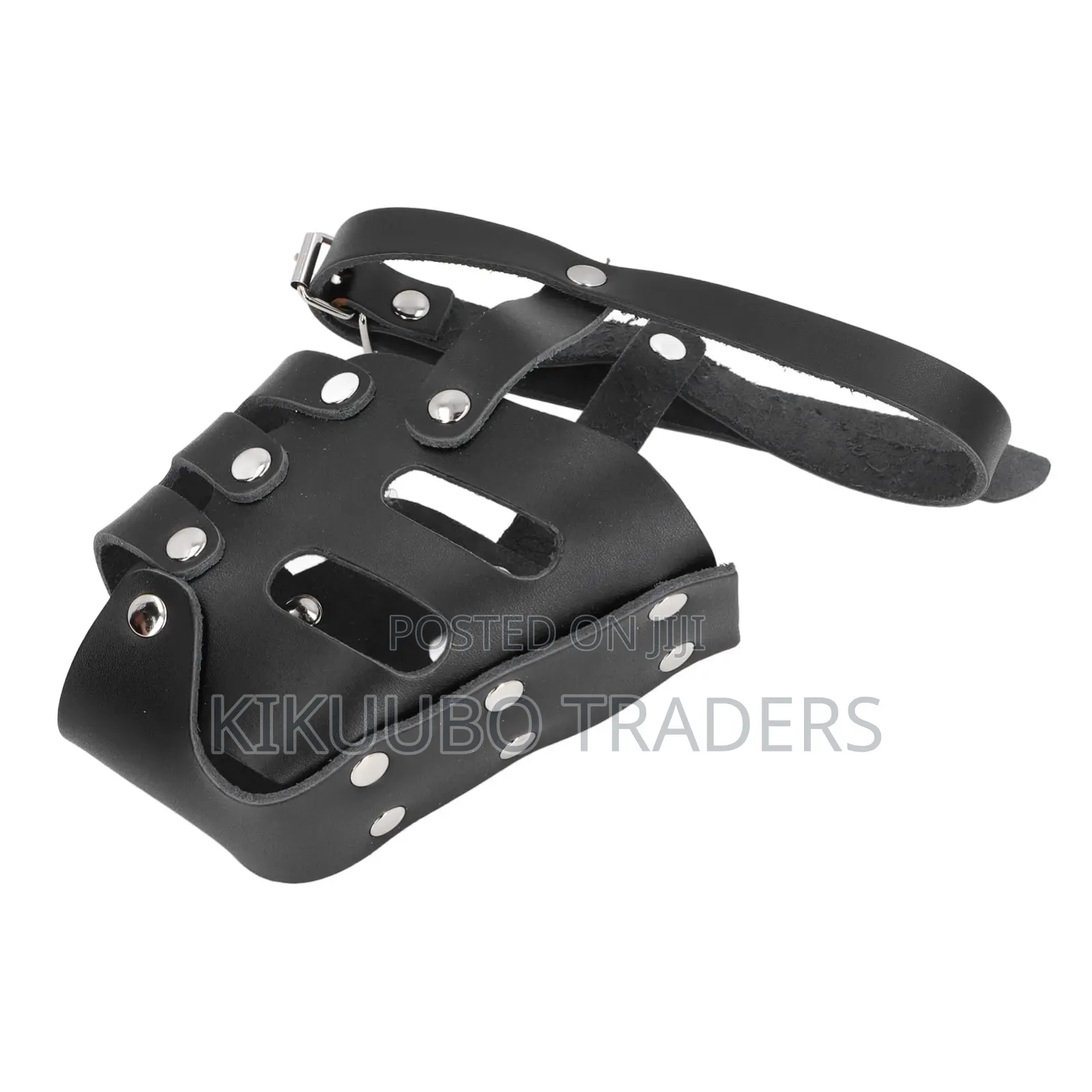 Dog Muzzle, Leather Basket Muzzle Anti Biting